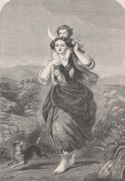 Praca miłości, z Illustrated London News, 24 marca 1860. autorstwa Unbekannt