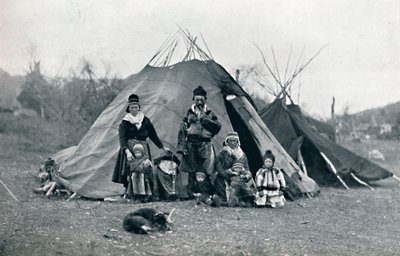Obóz w Laponii, 1912 autorstwa Unbekannt