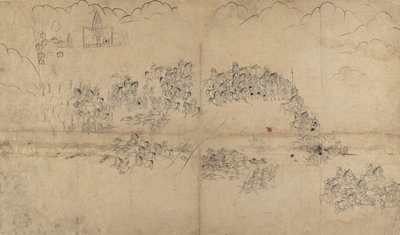 Maharana i jego orszak myśliwski, początek XVIII wieku. autorstwa Unbekannt