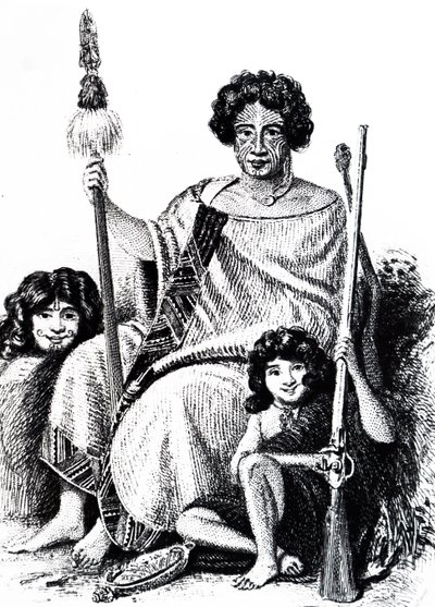 Ein Maori-Häuptling von Unbekannt