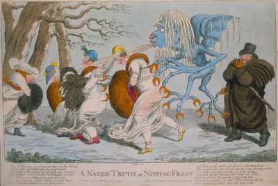 „Naga prawda, czyli szczypiący mróz”, 1803 r. autorstwa Unbekannt