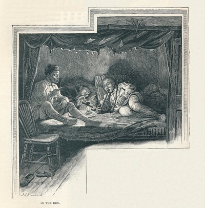 Noc w legowisku opium, 1891 autorstwa Unbekannt