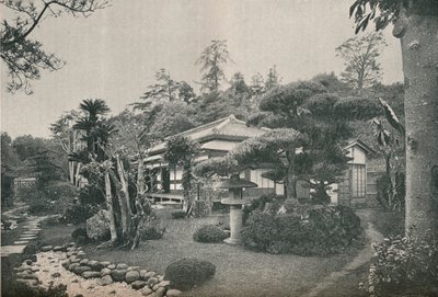 Prywatny ogród w Jokohamie, ok. 1892 r. autorstwa Unbekannt