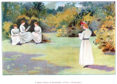 Cichy zakątek w Bournville, 1892. autorstwa Unbekannt
