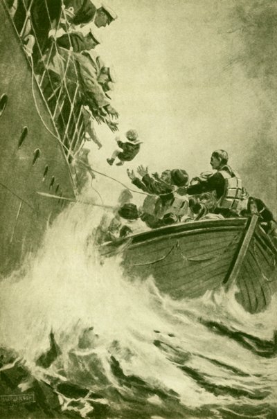 Ratunek na morzu, ok. 1930. autorstwa Unbekannt