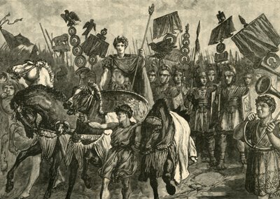 Rzymski triumf, 1890. autorstwa Unbekannt