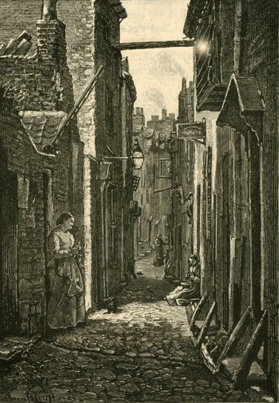 A Row, Yarmouth, 1898. autorstwa Unbekannt