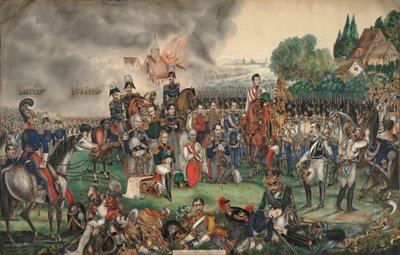 Święta chwila po Bitwie Narodów 18 października 1813 r. autorstwa Unbekannt