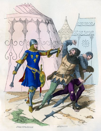 Sierżant sztabowy króla aresztuje milicyjnego szabrownika, 1290-1330 1882-1884 autorstwa Unbekannt