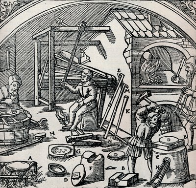 Rafineria Srebra, 1556, 1917 autorstwa Unbekannt