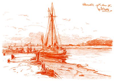 Szkic w Walberswick, 1899 autorstwa Unbekannt
