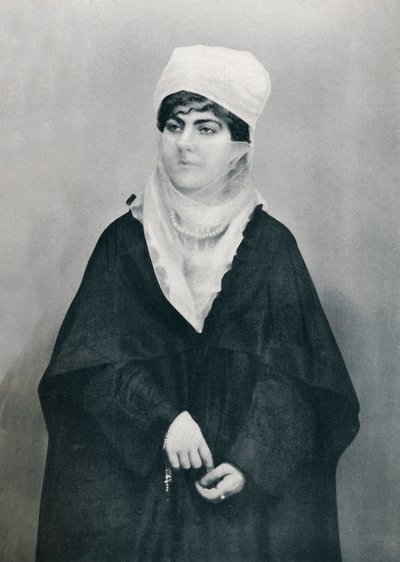 Turecka dama w stroju plenerowym, 1912 autorstwa Unbekannt