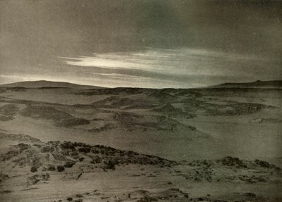 Widok na północ, ku umierającemu słońcu, marzec, ok. 1908, 1909. autorstwa Unbekannt
