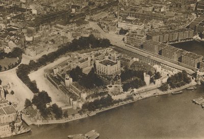 Widok jego twierdzy niewyobrażalny przez Wilhelma Zdobywcę: Wieża z powietrza, c1935. autorstwa Unbekannt