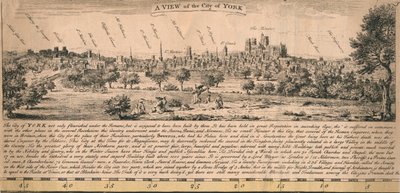 Widok na miasto York, c1770s. autorstwa Unbekannt