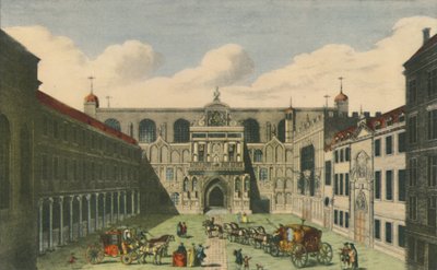 Widok na Guildhall City of London, ok. 1750, początek XIX wieku, 1948. autorstwa Unbekannt