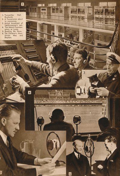 Wizyta w BBC 1-6, 1937 autorstwa Unbekannt