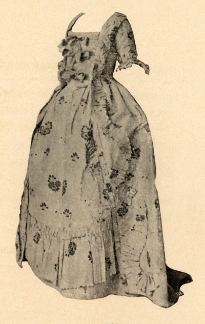 Sacque Watteau, strój ślubny pani William West, 1752, 1937 autorstwa Unbekannt