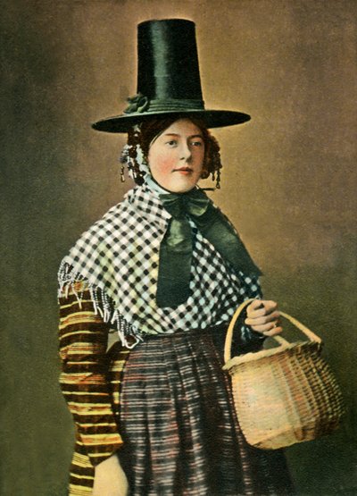 Kostium walijski, ok. 1904. autorstwa Unbekannt