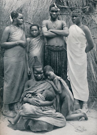 Grupa rodzinna Zulusów, 1912 autorstwa Unbekannt