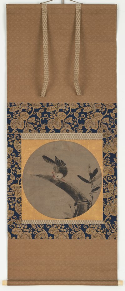 Ptak na bambusowym pniu, okres Momoyama, 1568-1615. autorstwa Unbekannt
