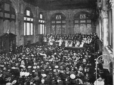 Koncert w Guildhall School of Music, Londyn, c1901 1901 autorstwa Unbekannt