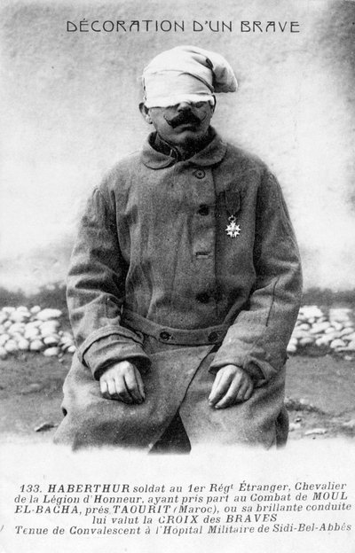 Legionista rekonwalescencyjny, Sidi Bel Abbes, Algieria, 1910 autorstwa Unbekannt