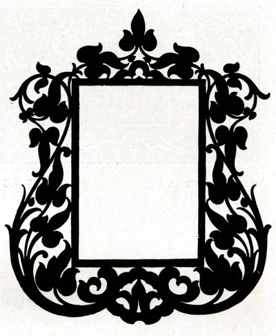 Projekt ramki do obrazu Estetyka, 1898 autorstwa Unbekannt