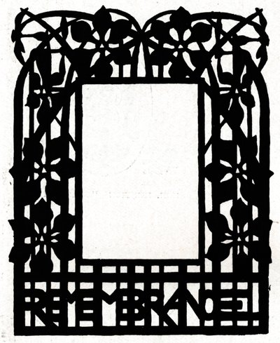 Projekt ramki do obrazu Margery Daw, 1898 autorstwa Unbekannt