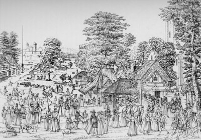 Festyn w Horselydown, Southwark, 1590, 1904 autorstwa Unbekannt