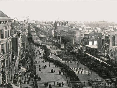Dzień świąteczny w amerykańskiej stolicy, Waszyngtonie, USA, 1895 r. autorstwa Unbekannt