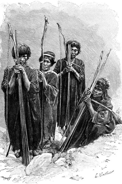 Grupa Antis Ashaninkas, Peru, 1895 autorstwa Unbekannt