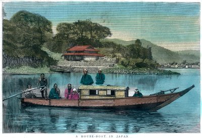 Łódź mieszkalna w Japonii, 1888 autorstwa Unbekannt
