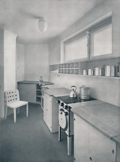 Kuchnia zaprojektowana przez profesora Oswalda Haerdtla z Wiednia, 1935 autorstwa Unbekannt