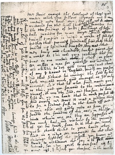 List do pana Storie autorstwa Olivera Cromwella, St Ives, 11 stycznia 1635-1636, 1899 autorstwa Unbekannt