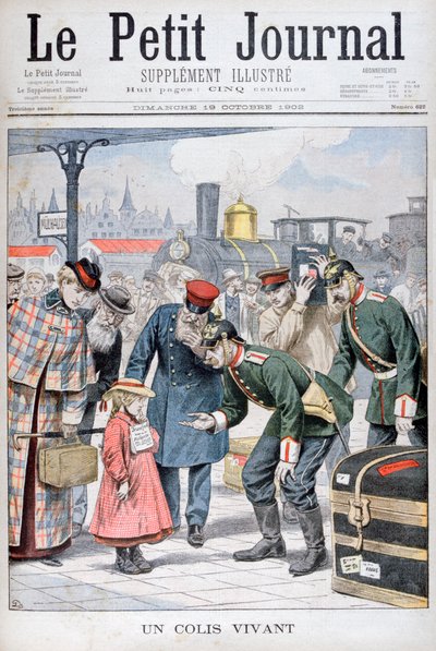 Żywa paczka, Niemcy, 1902 autorstwa Unbekannt