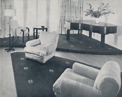 Salon zaprojektowany i wykonany przez Iana Henderson & Co., Londyn, 1935 autorstwa Unbekannt