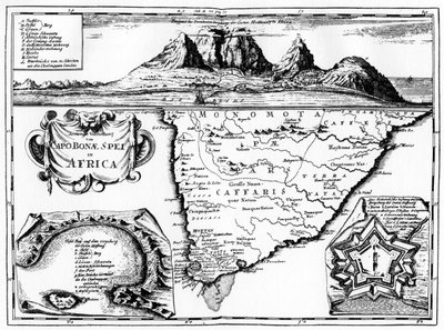 Mapa Przylądka Dobrej Nadziei, Republika Południowej Afryki, 1719 1931 autorstwa Unbekannt