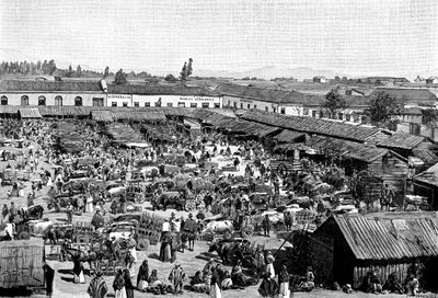 Rynek, Chile, 1895 autorstwa Unbekannt