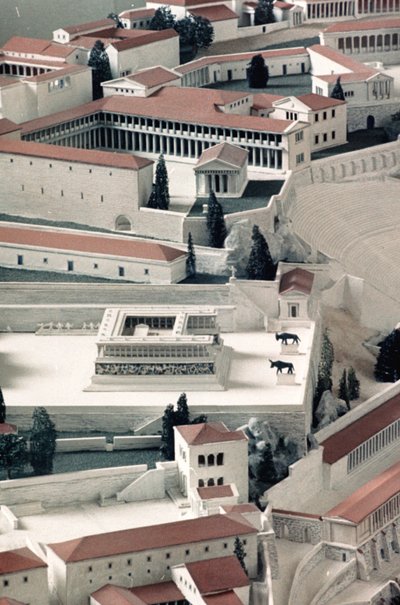 Model starożytnego greckiego miasta Pergamon autorstwa Unbekannt