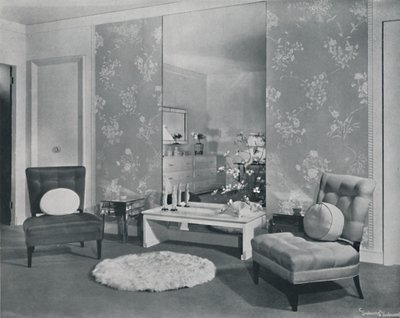 Nowoczesna sypialnia inspirowana Chińczykami, 1942 autorstwa Unbekannt