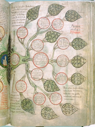 Strona z Liber Floridus, XII wiek autorstwa Unbekannt