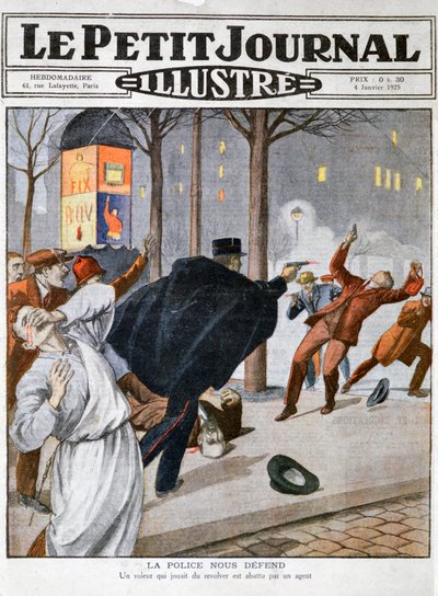 Strzelanina policyjna, 4 stycznia 1925 autorstwa Unbekannt