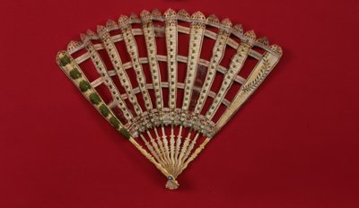 Rzadki wachlarz, francuski lub angielski, ok. 1580 (welum i mika) autorstwa Unbekannt