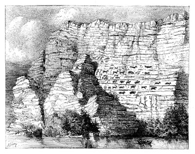 Napis naskalny nad brzegiem Jeniseju, 1895 autorstwa Unbekannt
