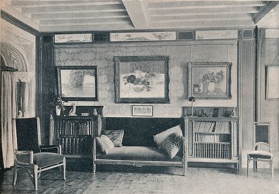Pokój w paryskiej rezydencji monsieur G. Roucher, z meblami Maurice