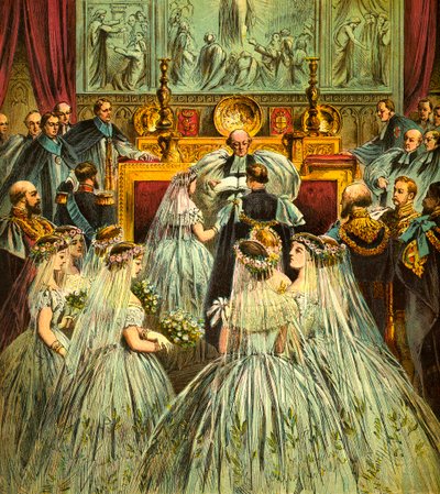 Małżeństwo królewskie, ok. 1850 autorstwa Unbekannt