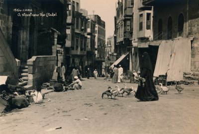 Ulica w pobliżu Cytadeli, Kair, Egipt, 1936 autorstwa Unbekannt