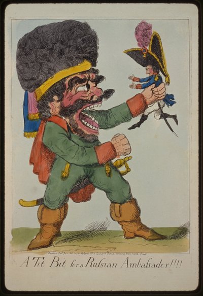 Przysmak dla ambasadora Rosji!!!, 1803 autorstwa Unbekannt