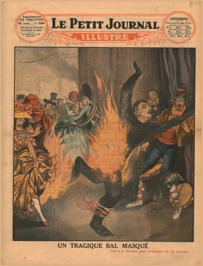 Tragiczny bal maskowy, 1930. autorstwa Unbekannt